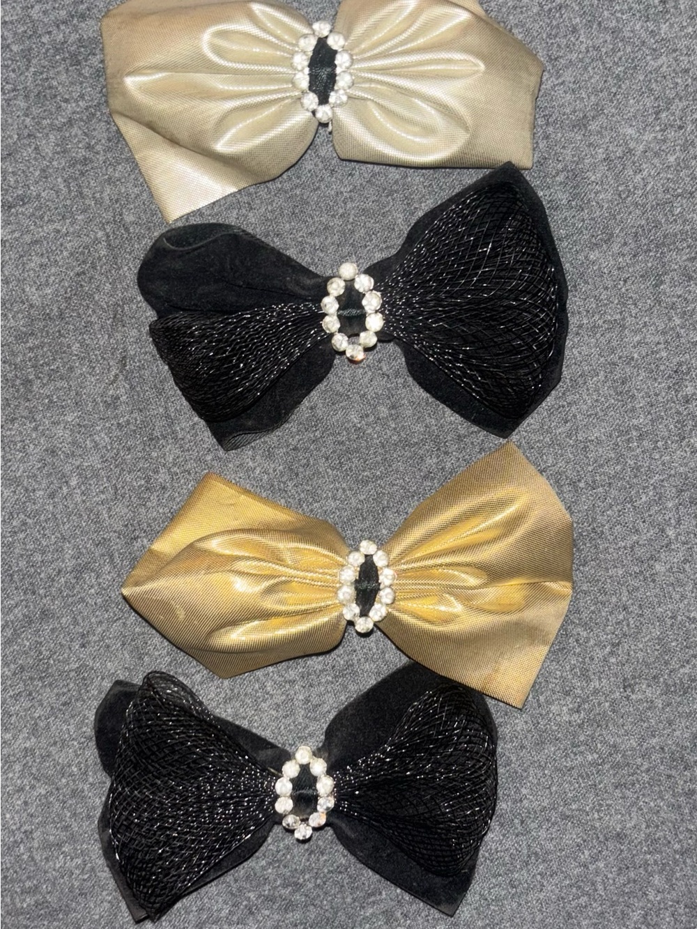 Vintage Avon hair bows ~ set of 4~ 1980s ish